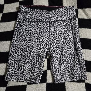 Calvin Klein Performance High-waist Ins. 9" Bike Shorts, Feline Black size large